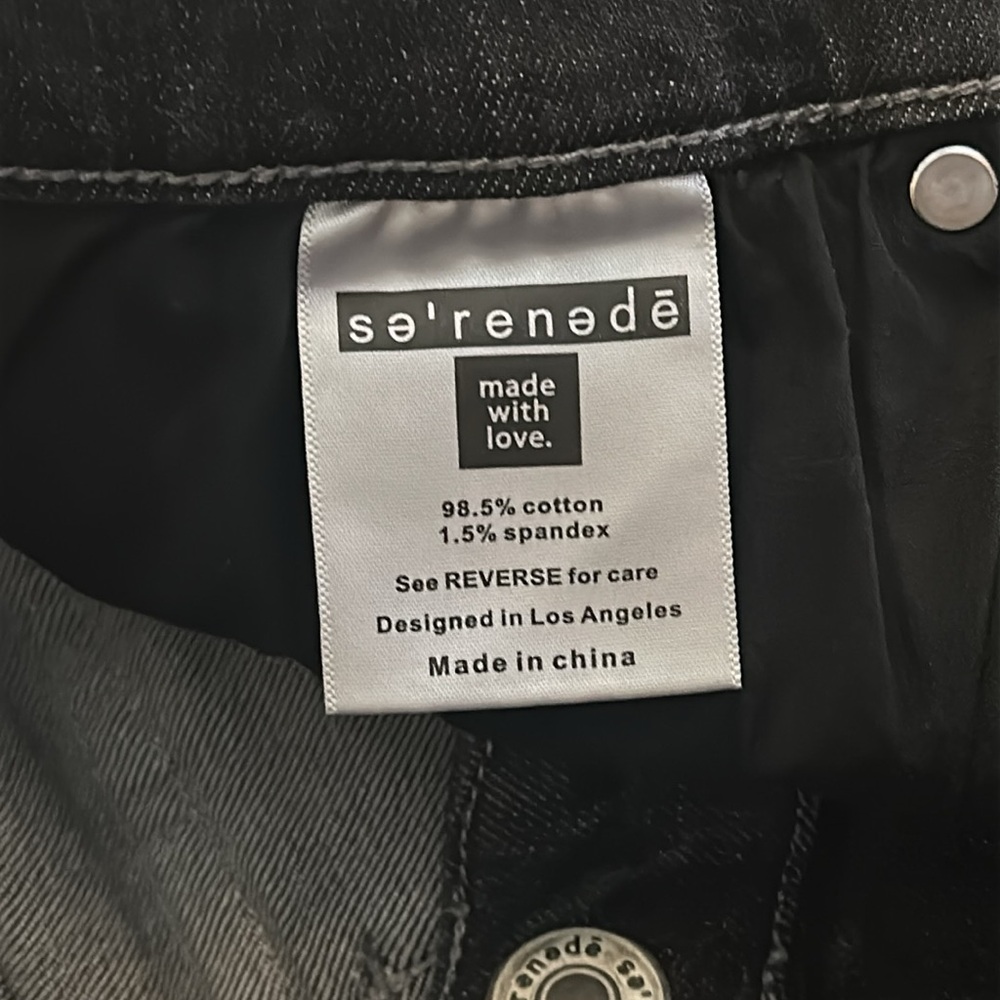 Serenede Cargo Patchwork Serenity Prayer Distress… - image 5